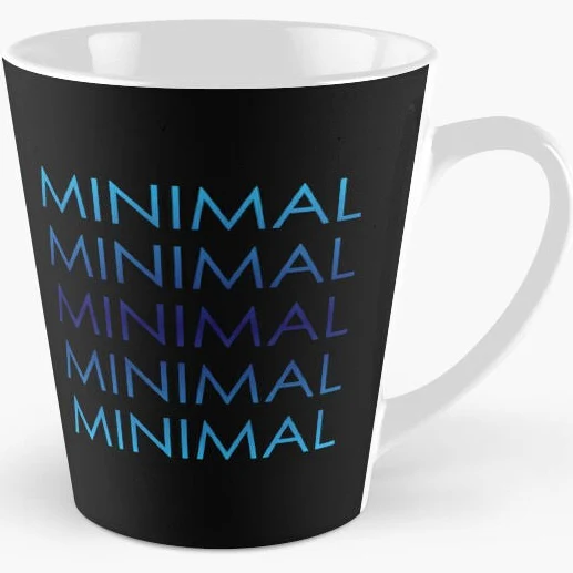 Minimal techno mug